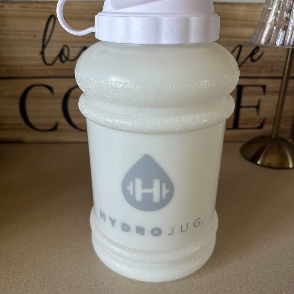 HydroJug White Water Bottle